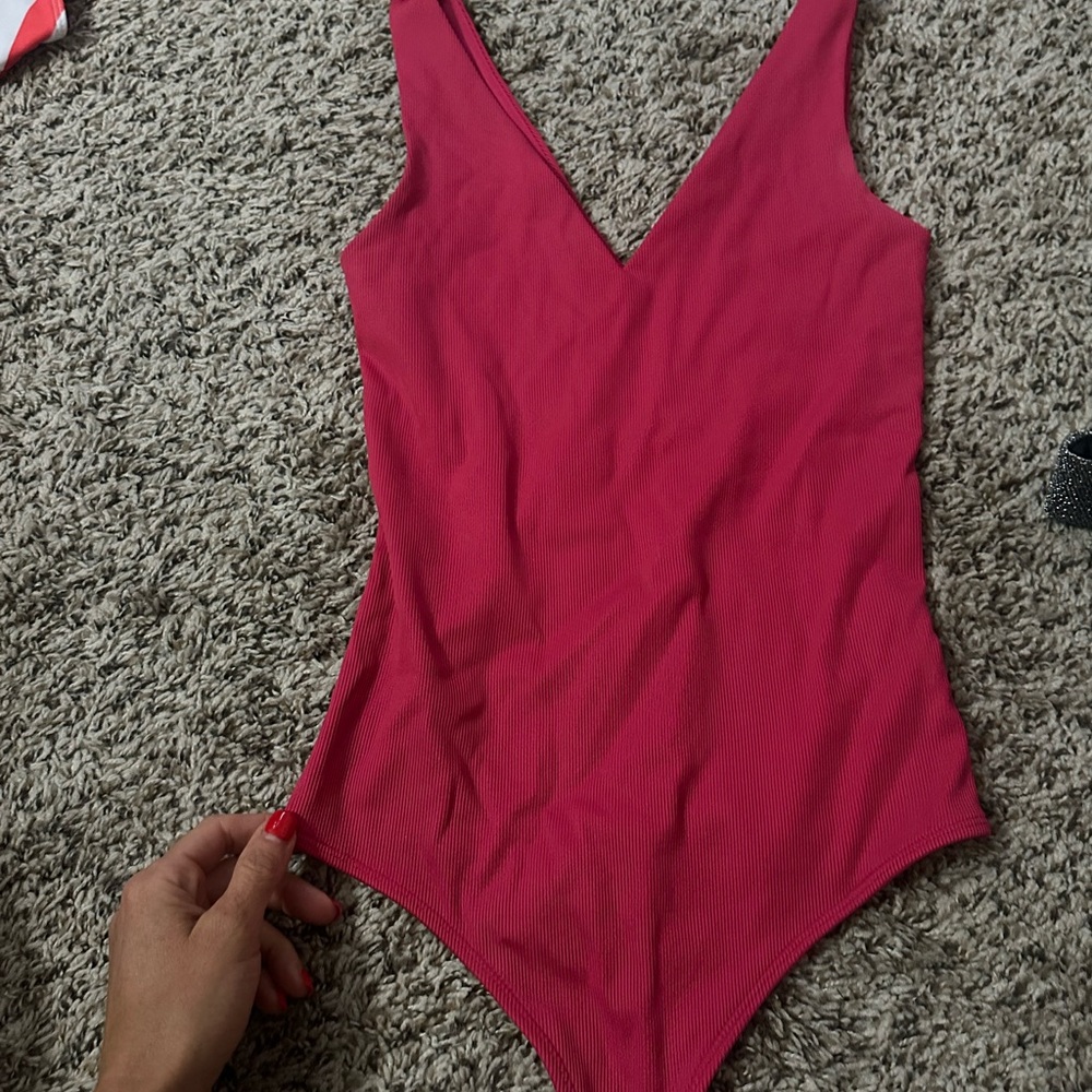 Express Pink bodysuit